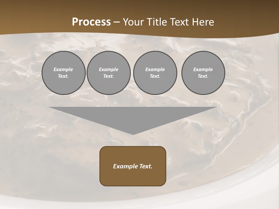 Potatoes Cognac Sauce PowerPoint Template