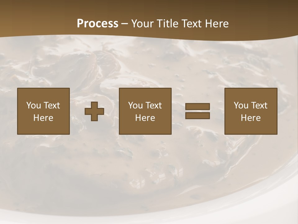 Potatoes Cognac Sauce PowerPoint Template
