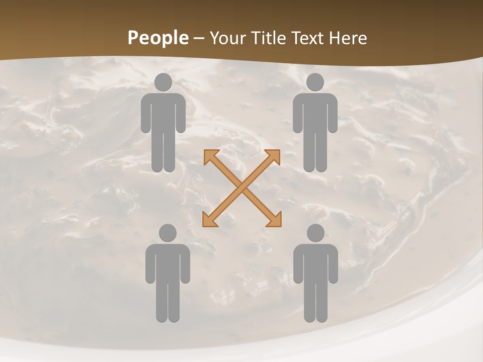 Potatoes Cognac Sauce PowerPoint Template