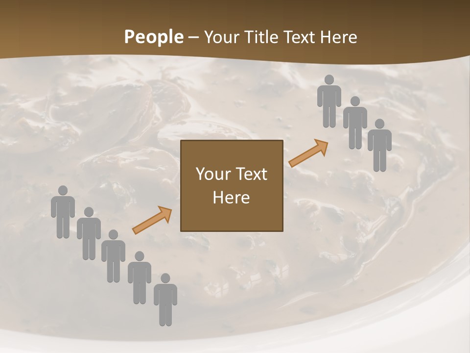Potatoes Cognac Sauce PowerPoint Template