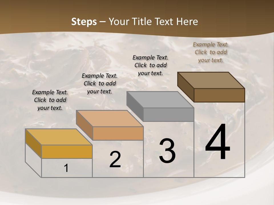 Potatoes Cognac Sauce PowerPoint Template