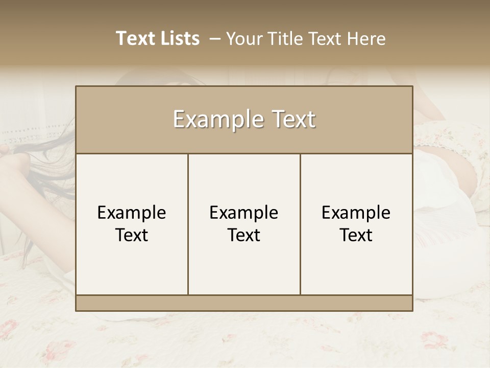 Single Over Communications PowerPoint Template
