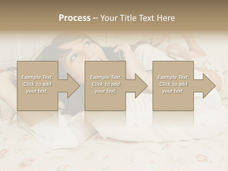 Single Over Communications PowerPoint Template