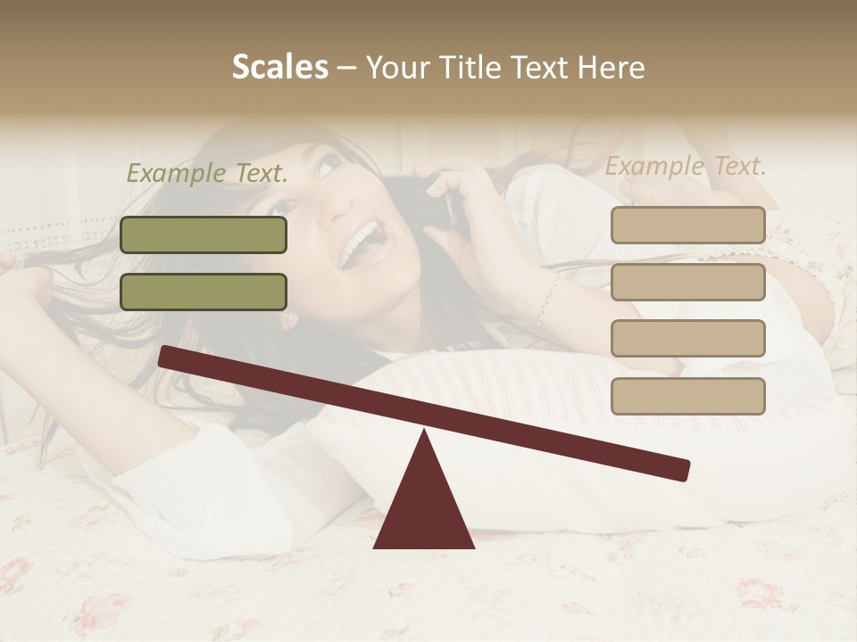 Single Over Communications PowerPoint Template