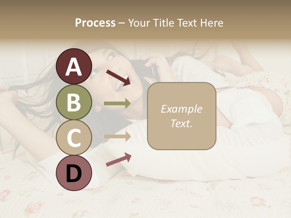 Single Over Communications PowerPoint Template