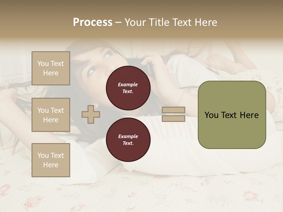 Single Over Communications PowerPoint Template