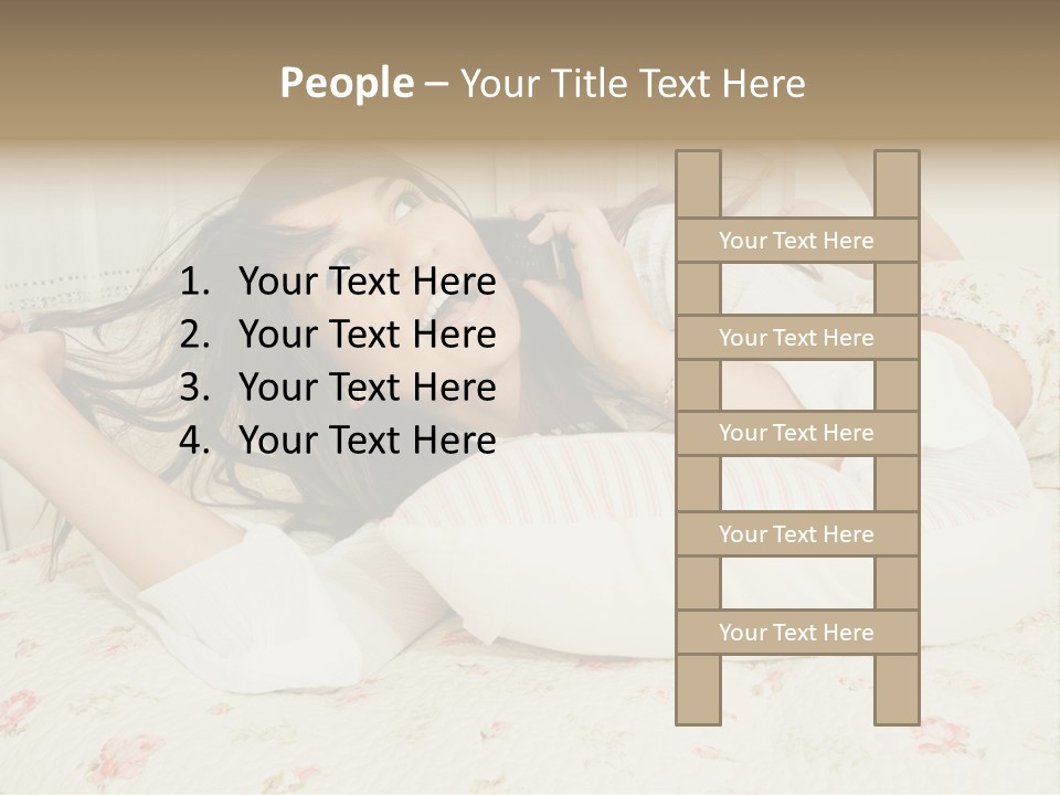 Single Over Communications PowerPoint Template