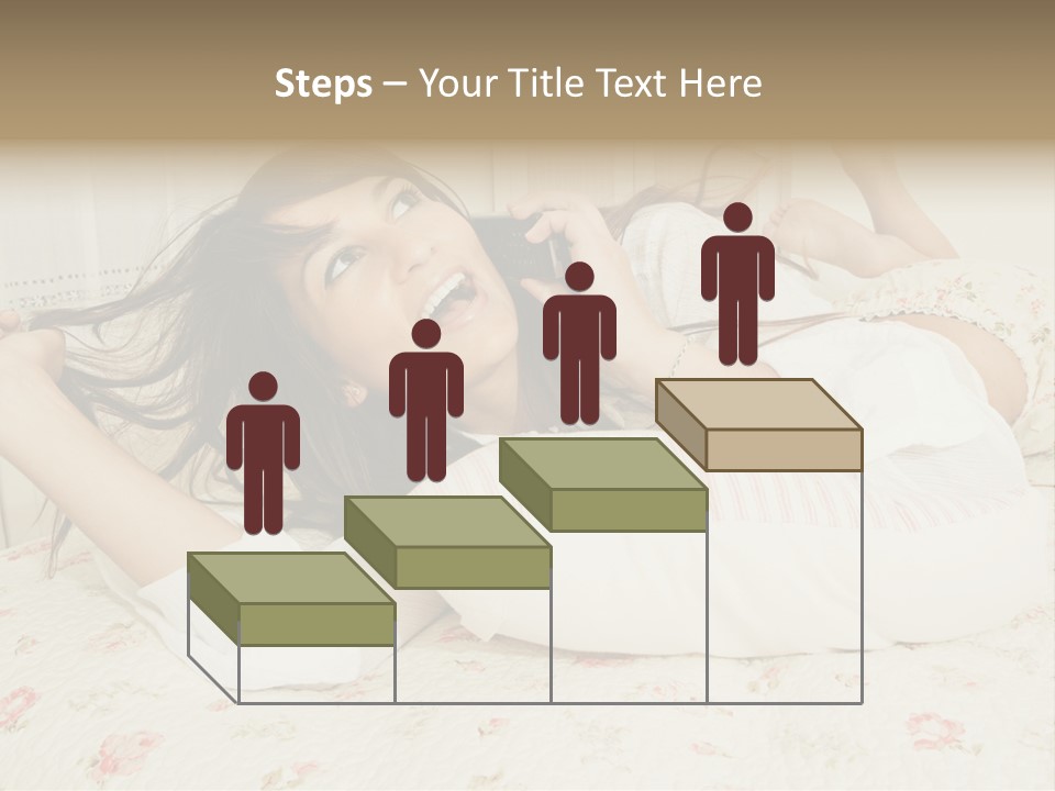 Single Over Communications PowerPoint Template