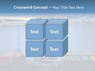 Port Transportation Harbor PowerPoint Template