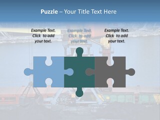 Port Transportation Harbor PowerPoint Template