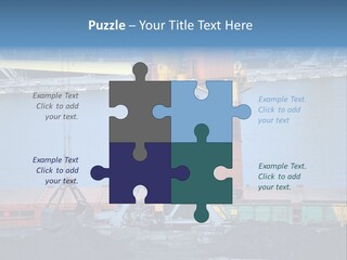Port Transportation Harbor PowerPoint Template