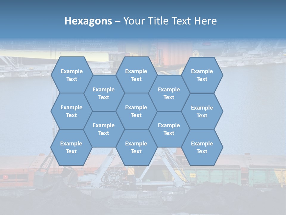 Port Transportation Harbor PowerPoint Template