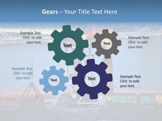 Port Transportation Harbor PowerPoint Template