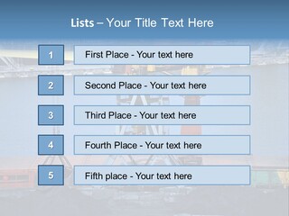 Port Transportation Harbor PowerPoint Template