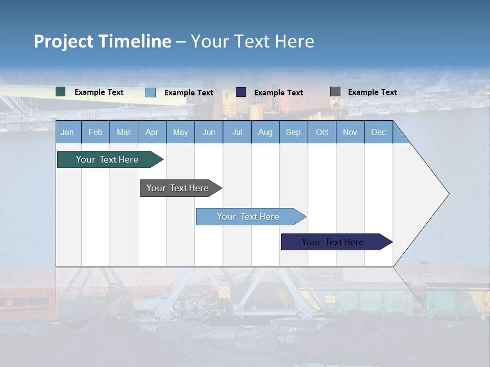Port Transportation Harbor PowerPoint Template