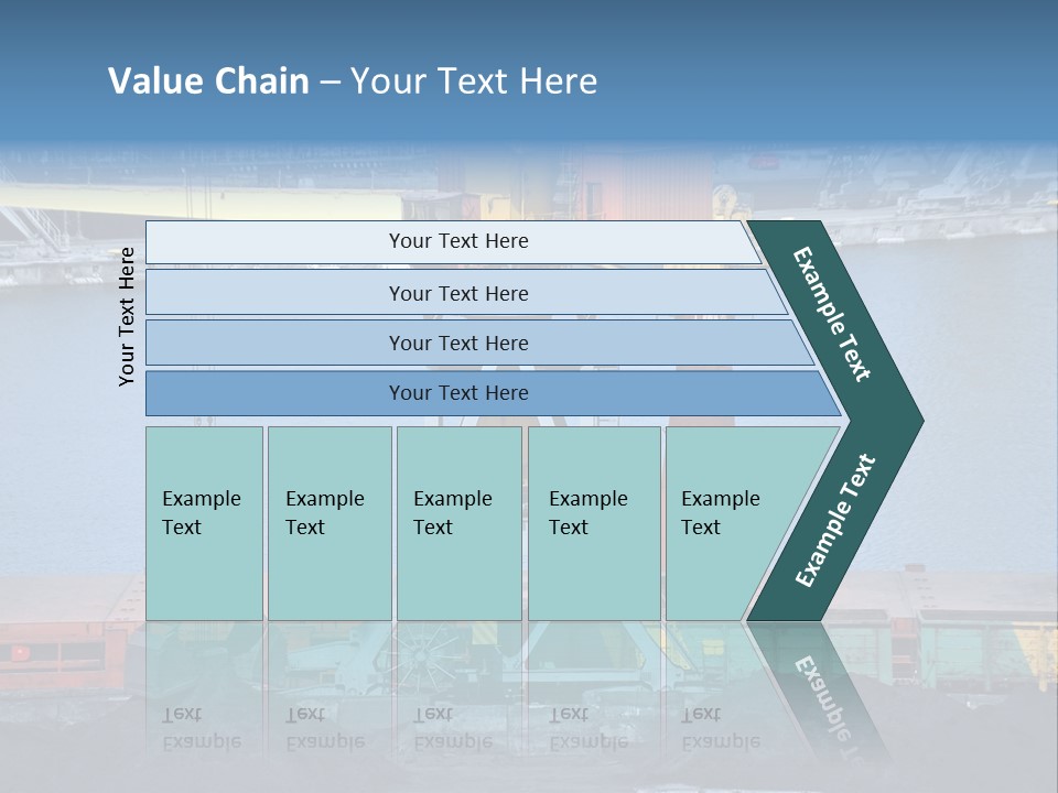 Port Transportation Harbor PowerPoint Template
