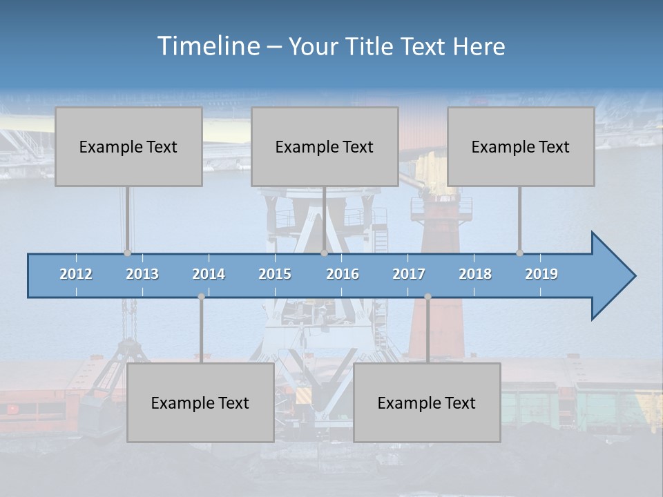 Port Transportation Harbor PowerPoint Template