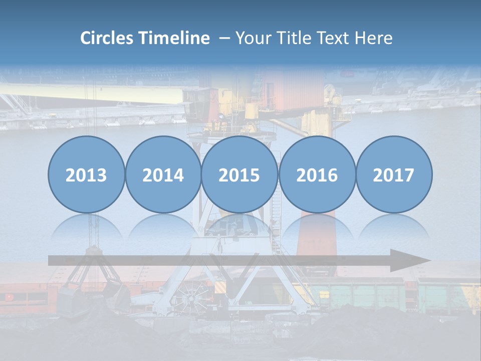 Port Transportation Harbor PowerPoint Template