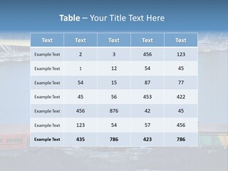 Port Transportation Harbor PowerPoint Template