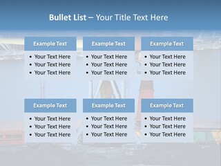 Port Transportation Harbor PowerPoint Template