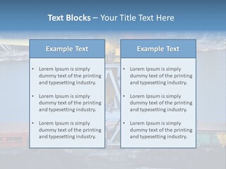 Port Transportation Harbor PowerPoint Template