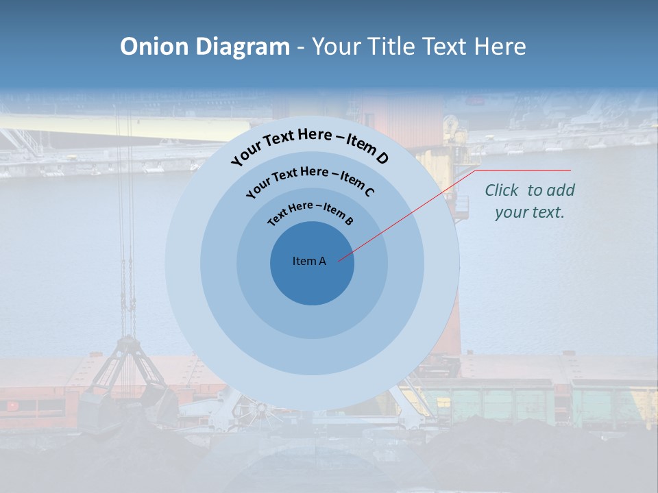 Port Transportation Harbor PowerPoint Template
