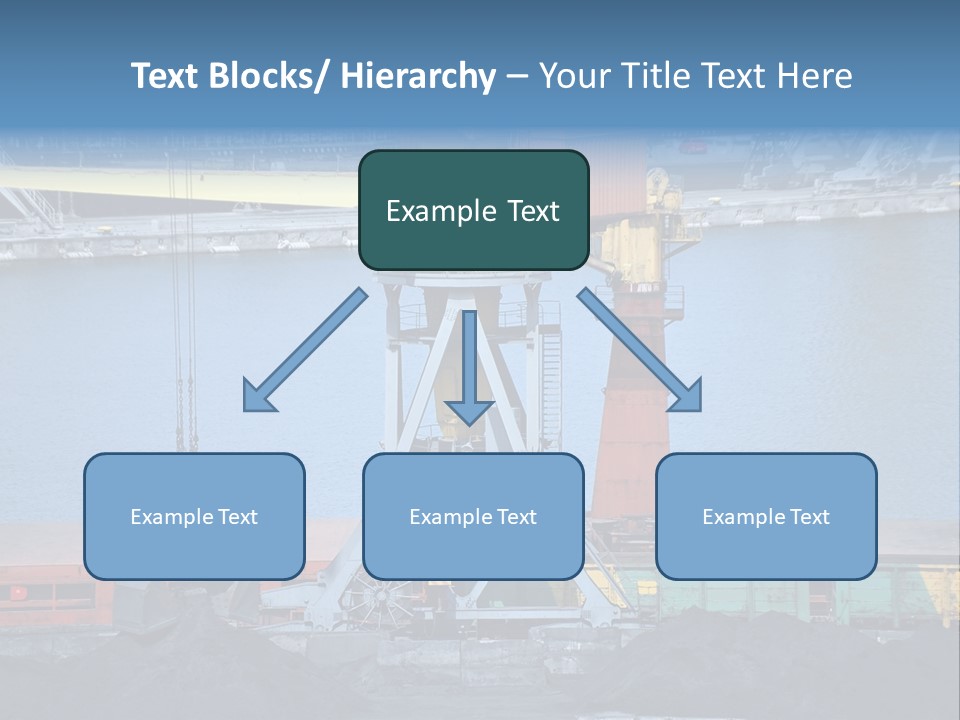 Port Transportation Harbor PowerPoint Template