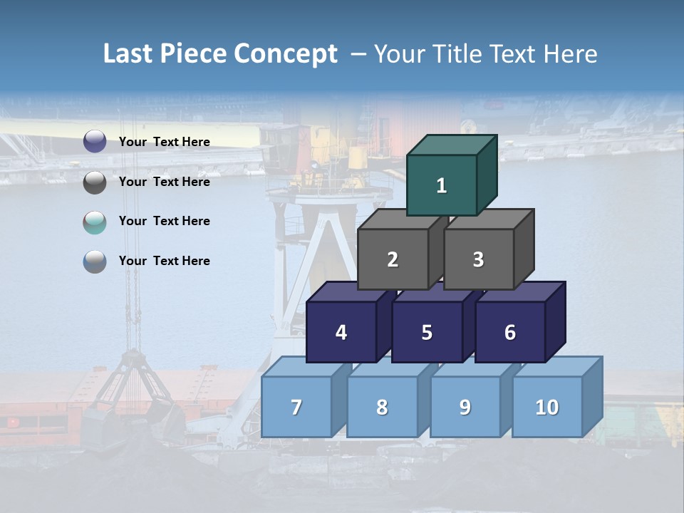 Port Transportation Harbor PowerPoint Template