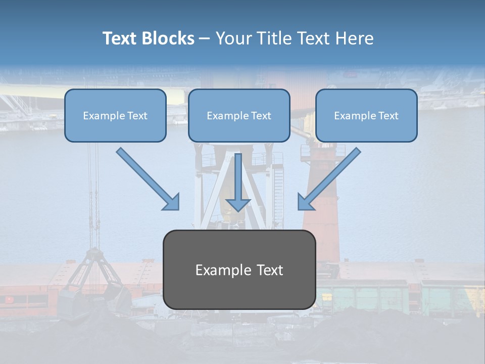 Port Transportation Harbor PowerPoint Template