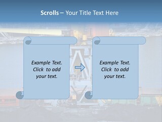 Port Transportation Harbor PowerPoint Template
