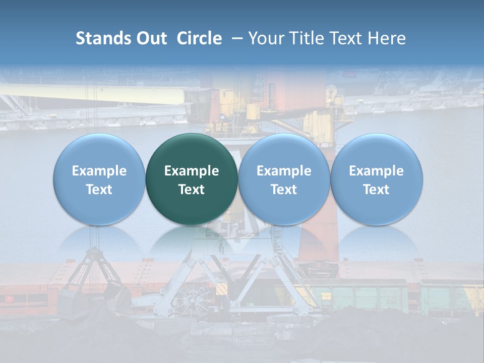 Port Transportation Harbor PowerPoint Template