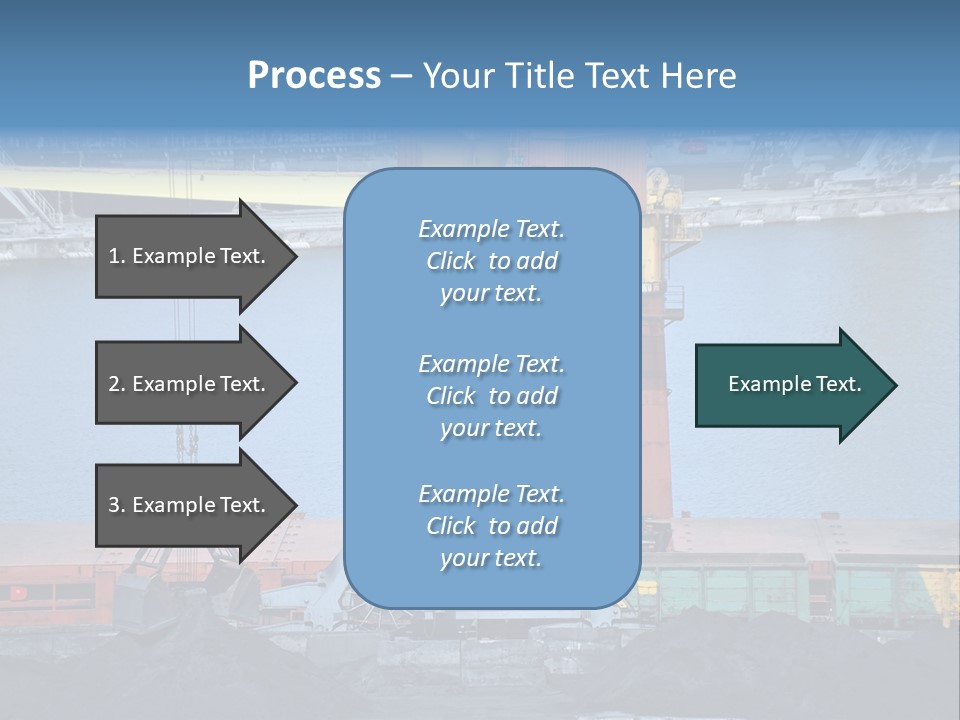 Port Transportation Harbor PowerPoint Template