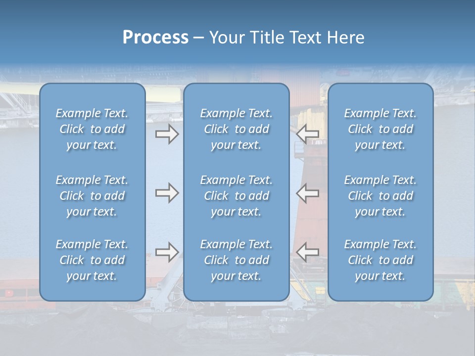 Port Transportation Harbor PowerPoint Template