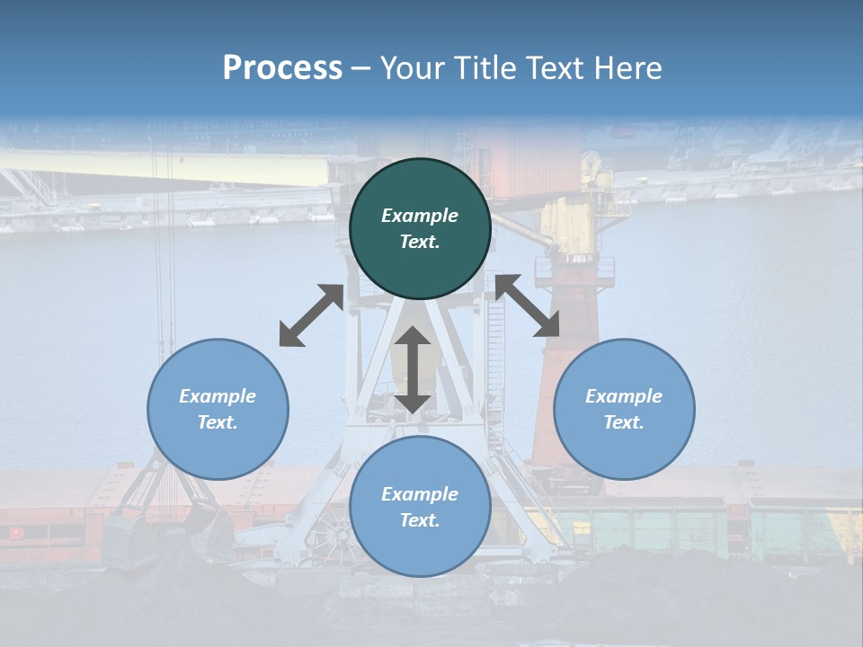 Port Transportation Harbor PowerPoint Template