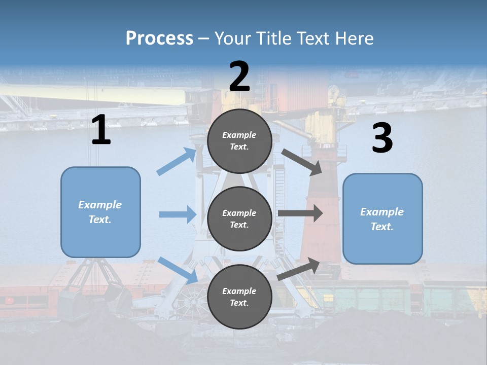 Port Transportation Harbor PowerPoint Template