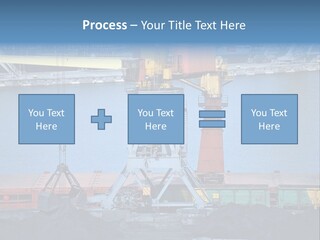 Port Transportation Harbor PowerPoint Template