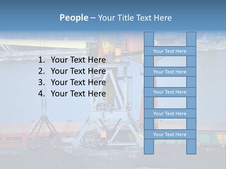 Port Transportation Harbor PowerPoint Template