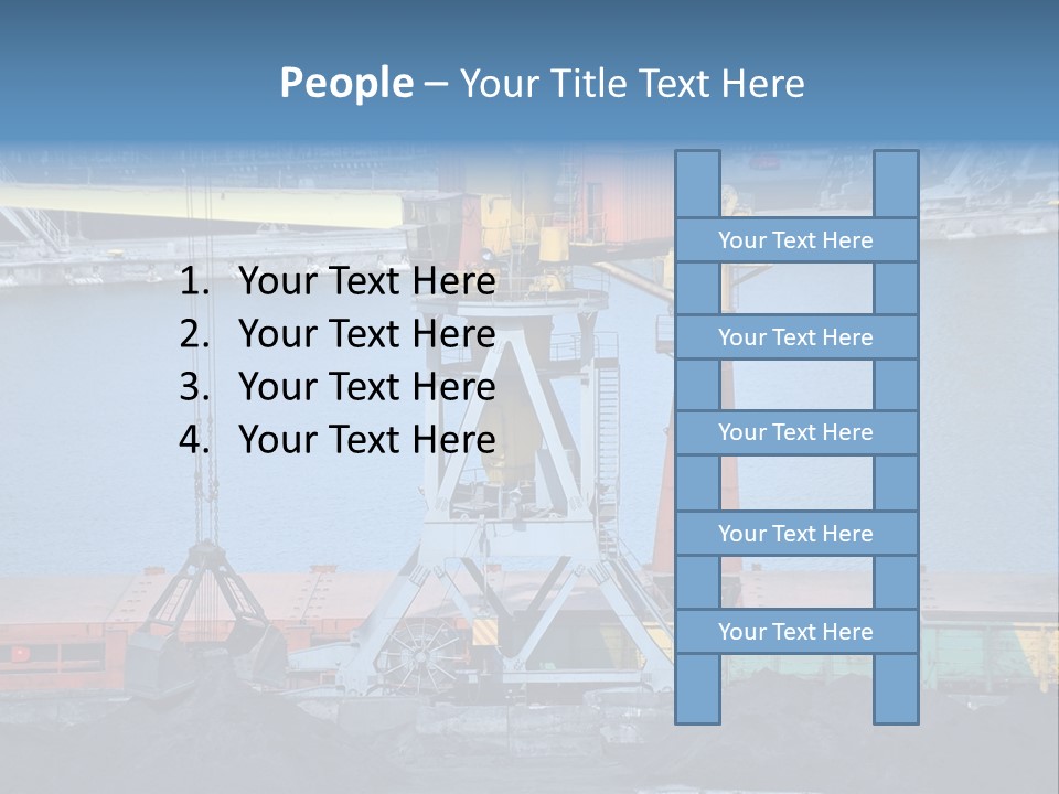 Port Transportation Harbor PowerPoint Template