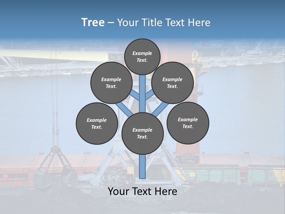 Port Transportation Harbor PowerPoint Template