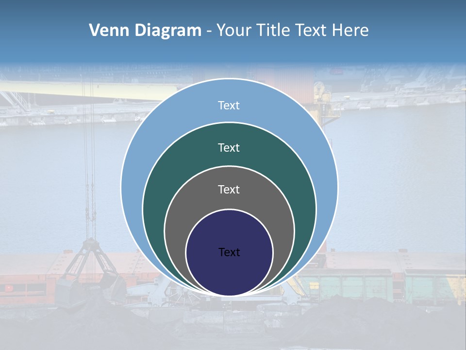 Port Transportation Harbor PowerPoint Template