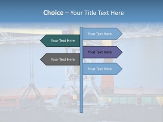 Port Transportation Harbor PowerPoint Template