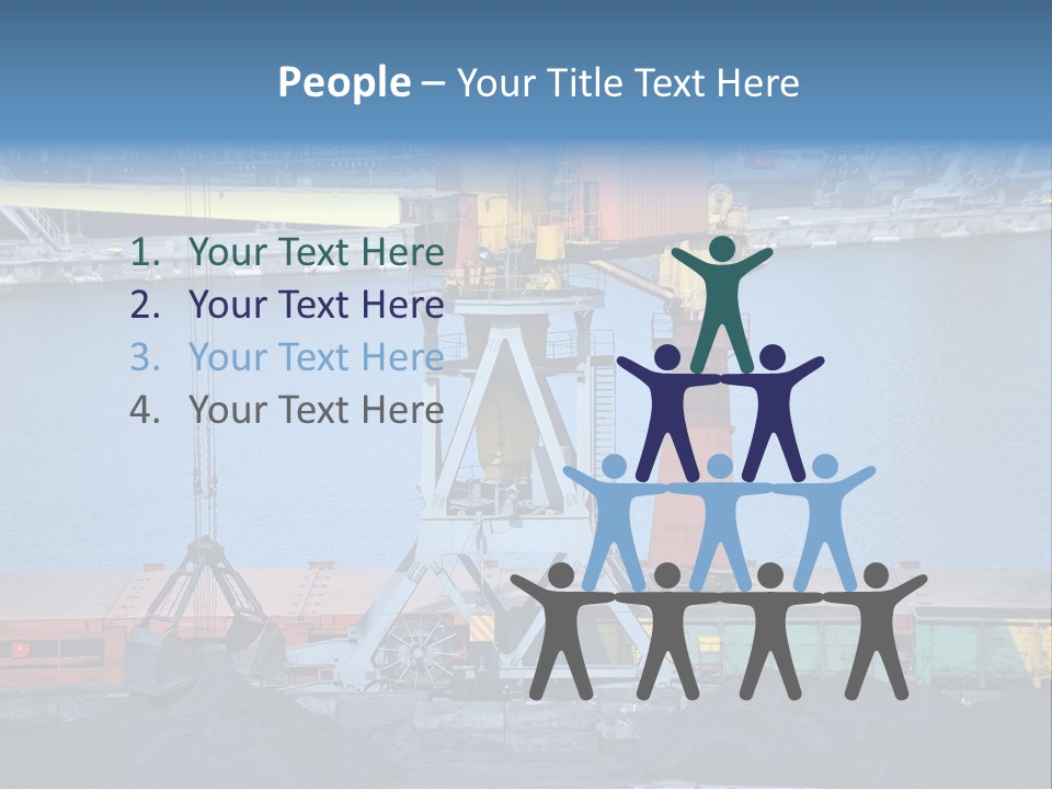 Port Transportation Harbor PowerPoint Template