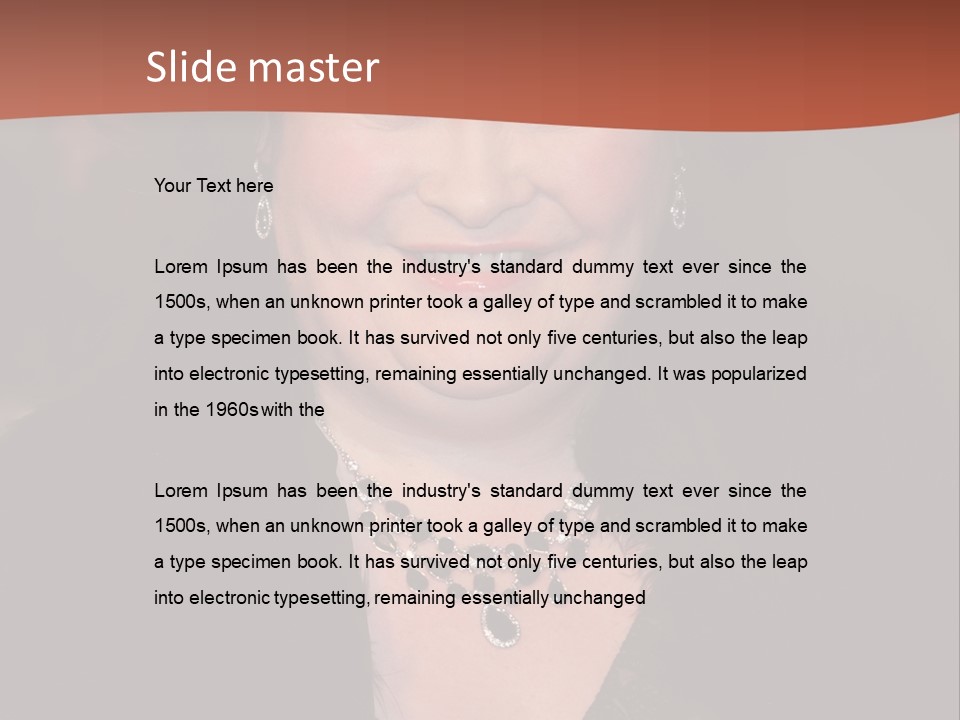 Popular People Person PowerPoint Template