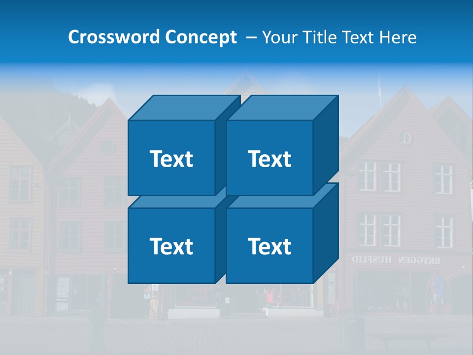 Leaning Fashion Blank Expression PowerPoint Template