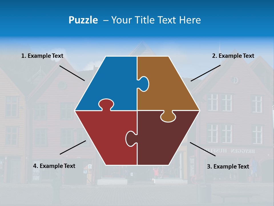 Leaning Fashion Blank Expression PowerPoint Template