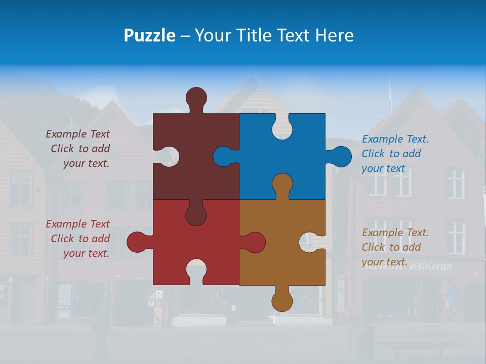 Leaning Fashion Blank Expression PowerPoint Template