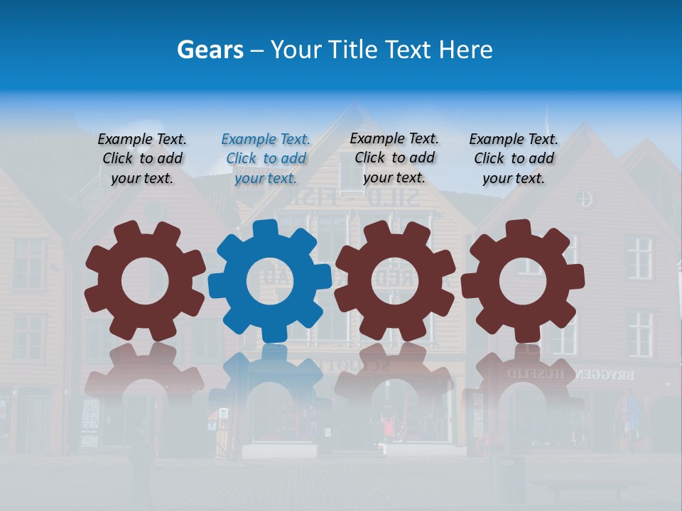 Leaning Fashion Blank Expression PowerPoint Template