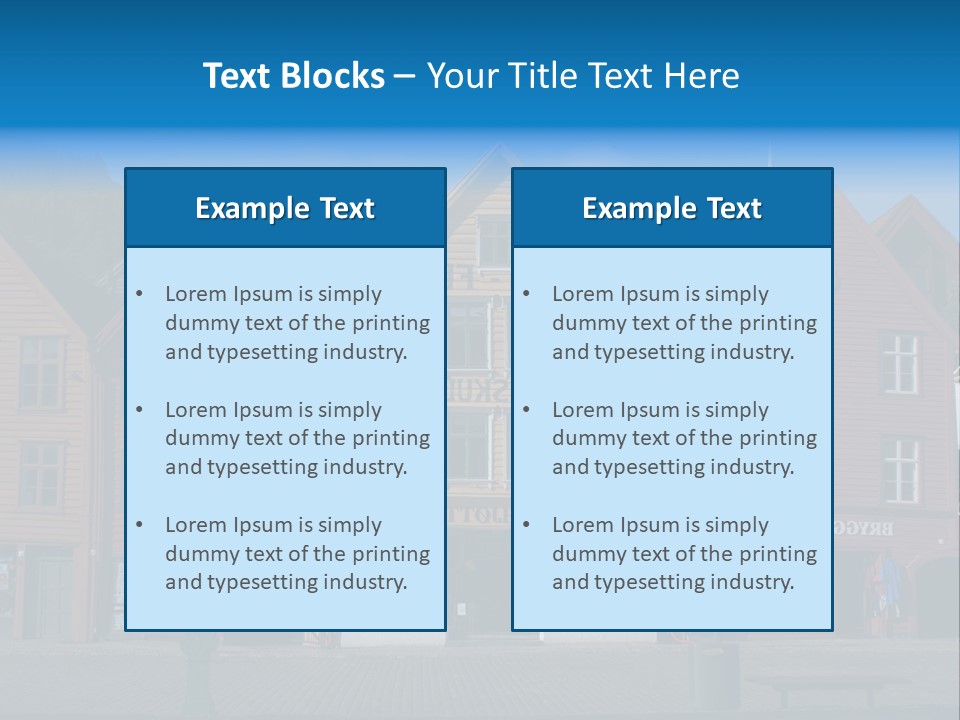 Leaning Fashion Blank Expression PowerPoint Template