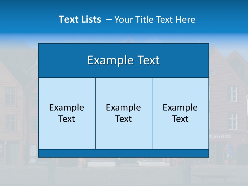 Leaning Fashion Blank Expression PowerPoint Template