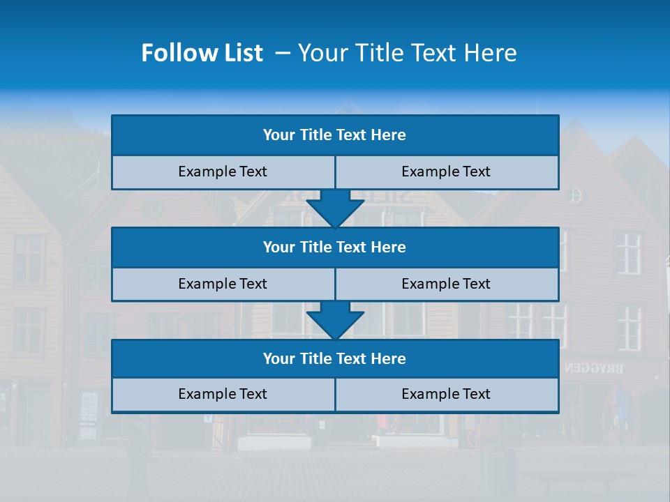 Leaning Fashion Blank Expression PowerPoint Template